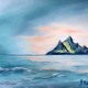 skellig Michael pastels 2